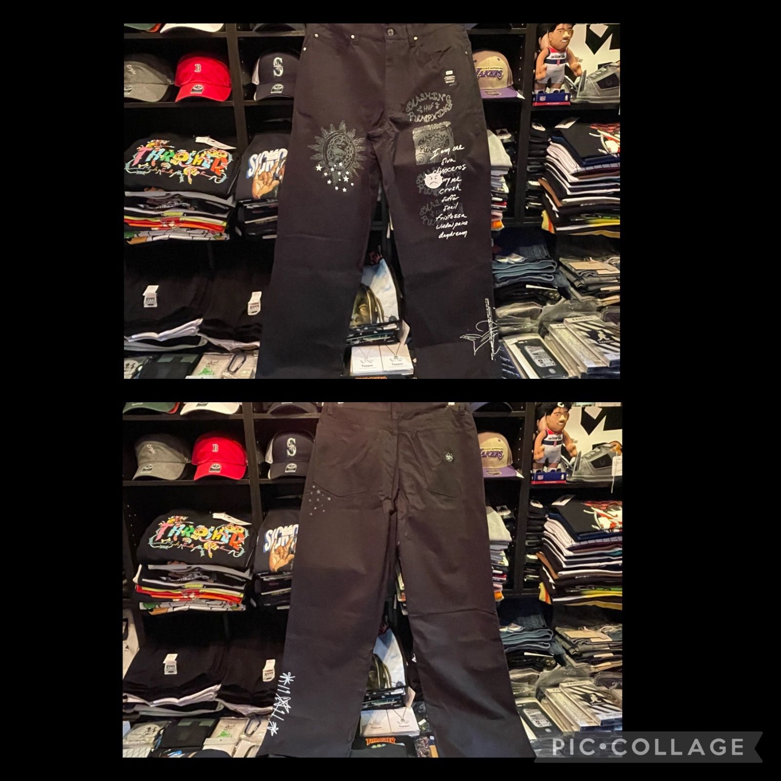 HUF X SMASHING PUMPKINS MUZZLE 5-POCKET PANT 34インチ - メルカリ