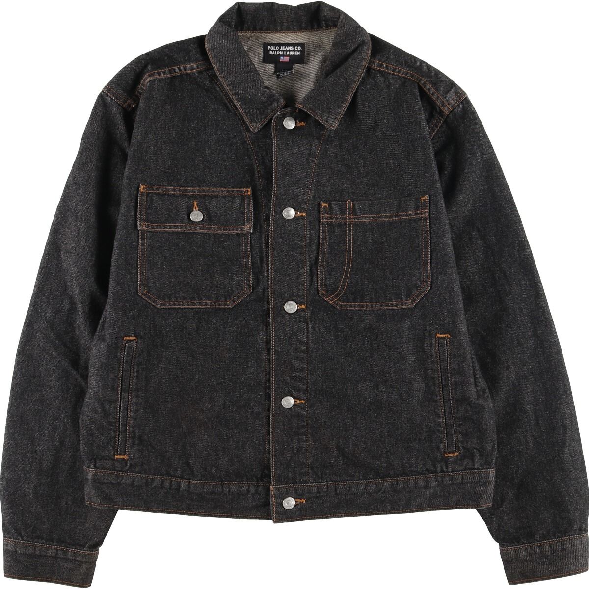 古着 ラルフローレン Ralph Lauren POLO JEANS COMPANY ブラック 