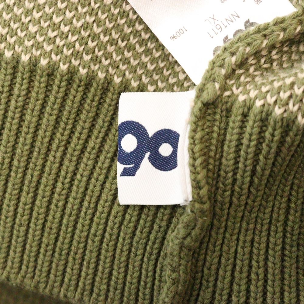 9090 (ナインティナインティ) Big Heisei Logo Crewneck Knit 平成ロゴ 