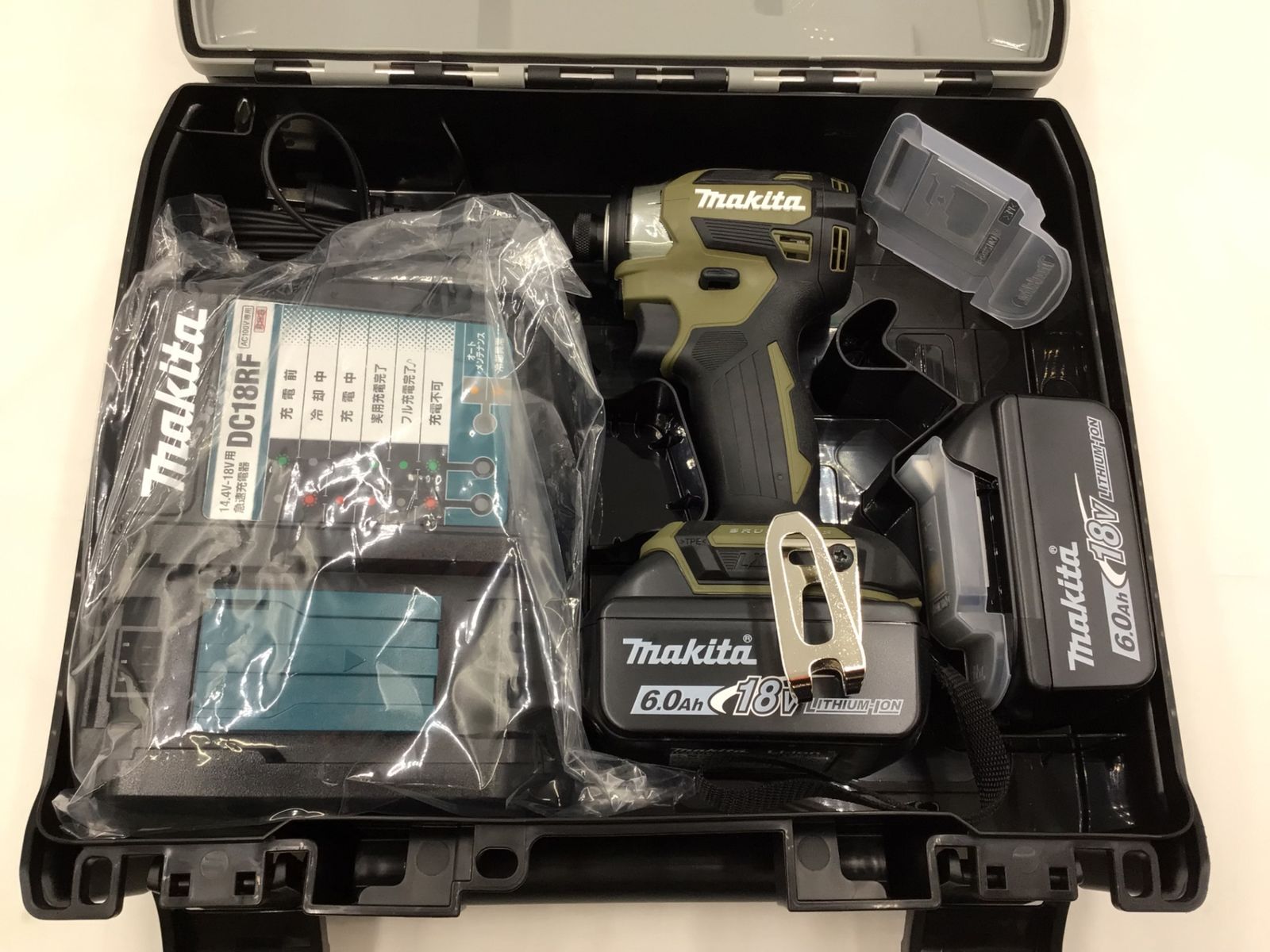 Makita マキタ 18v充電式インパクトドライバ TD173DRGXO オリーブ Olive IT36W89LDDBE エコツール小牧ｲﾝﾀｰ店 M02