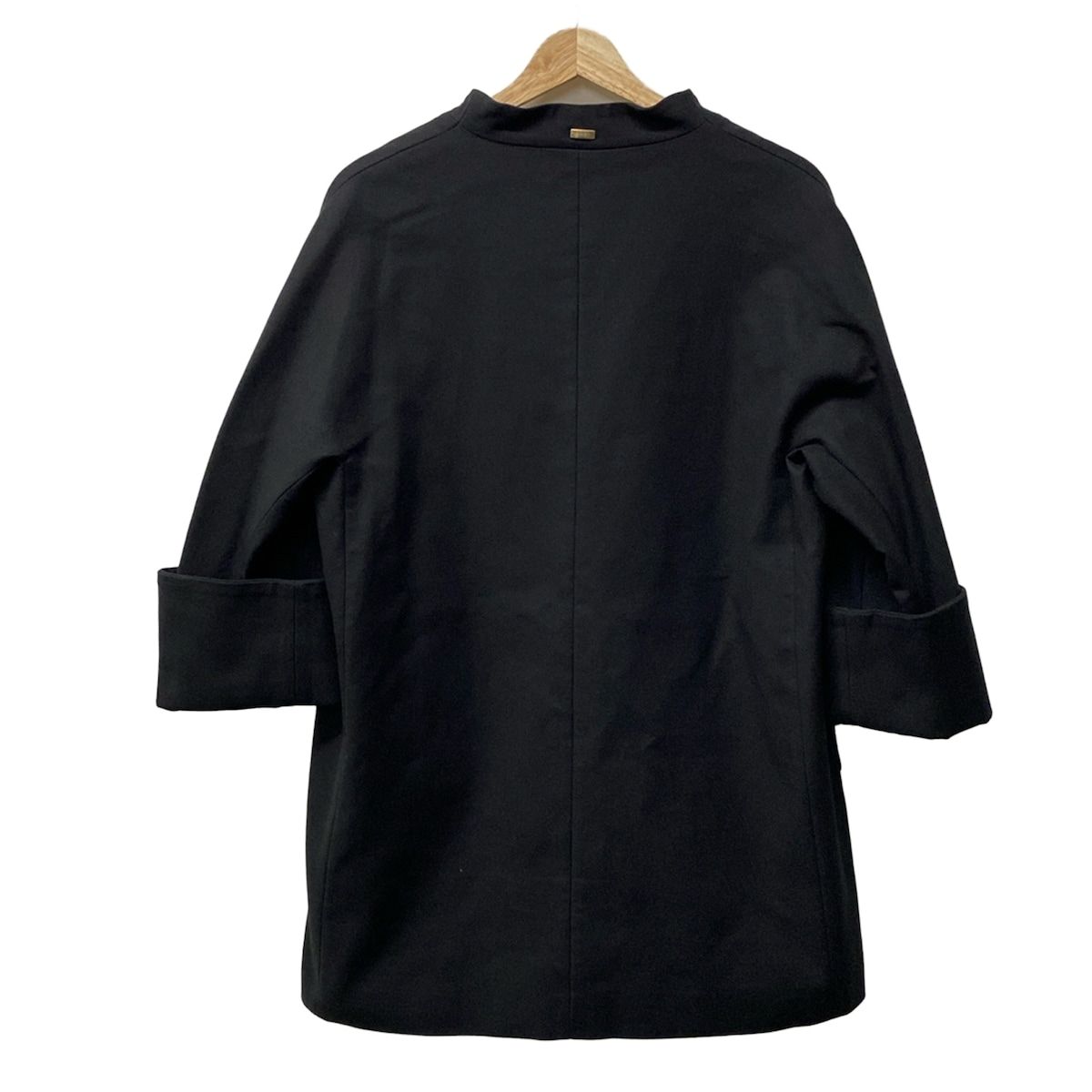 HERNO ヘルノ コート サイズ40 M レディース - 黒 七分袖 春 秋