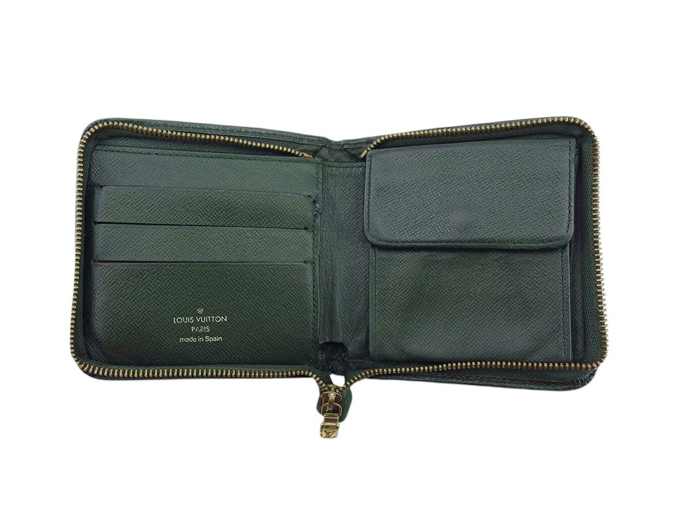 ルイ・ヴィトン LOUIS VUITTON 二つ折り財布 タイガ ポルトビエモネ