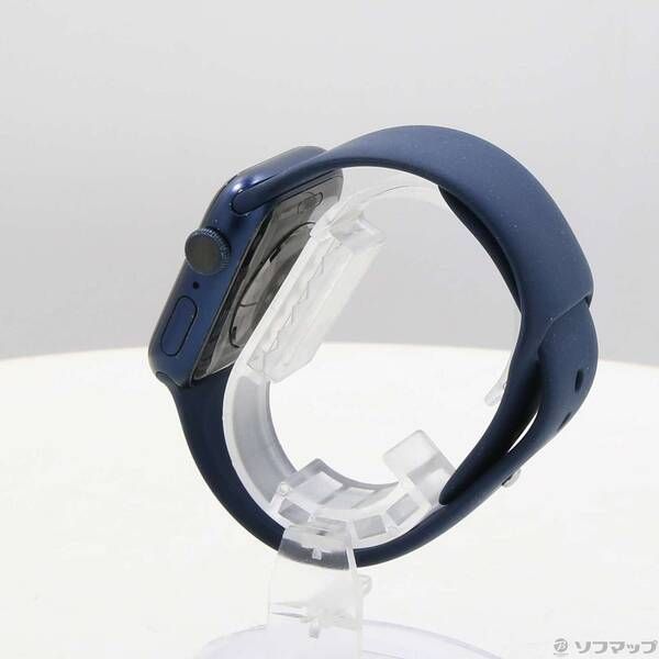〔 品〕 Apple Watch Series 6 GPS 40mm ブルーアルミニウムケース ディープネイビースポーツバンド 258