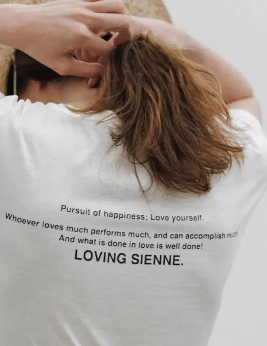 sienne シエンヌ プリンティング 半袖 Tシャツ 白