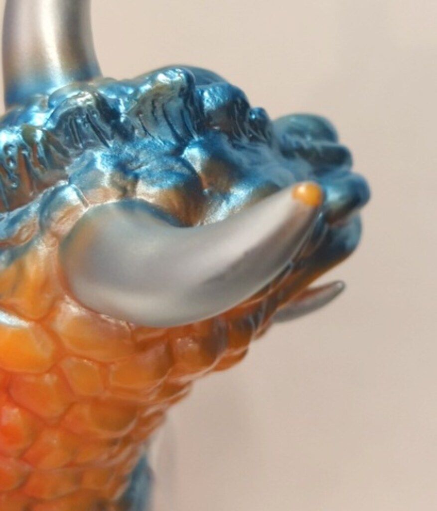 TRASH GOODZ 二本角怪獣 オレンジ成型