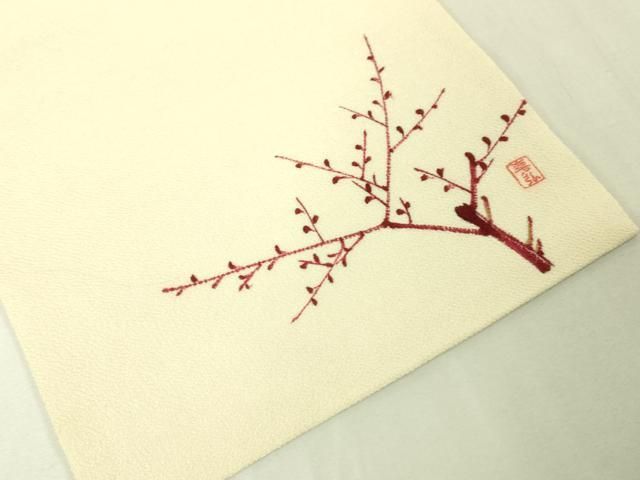 平和屋本店□極上 人間国宝 森口華弘 蒔糊友禅 蒔糊散らし 九寸名古屋