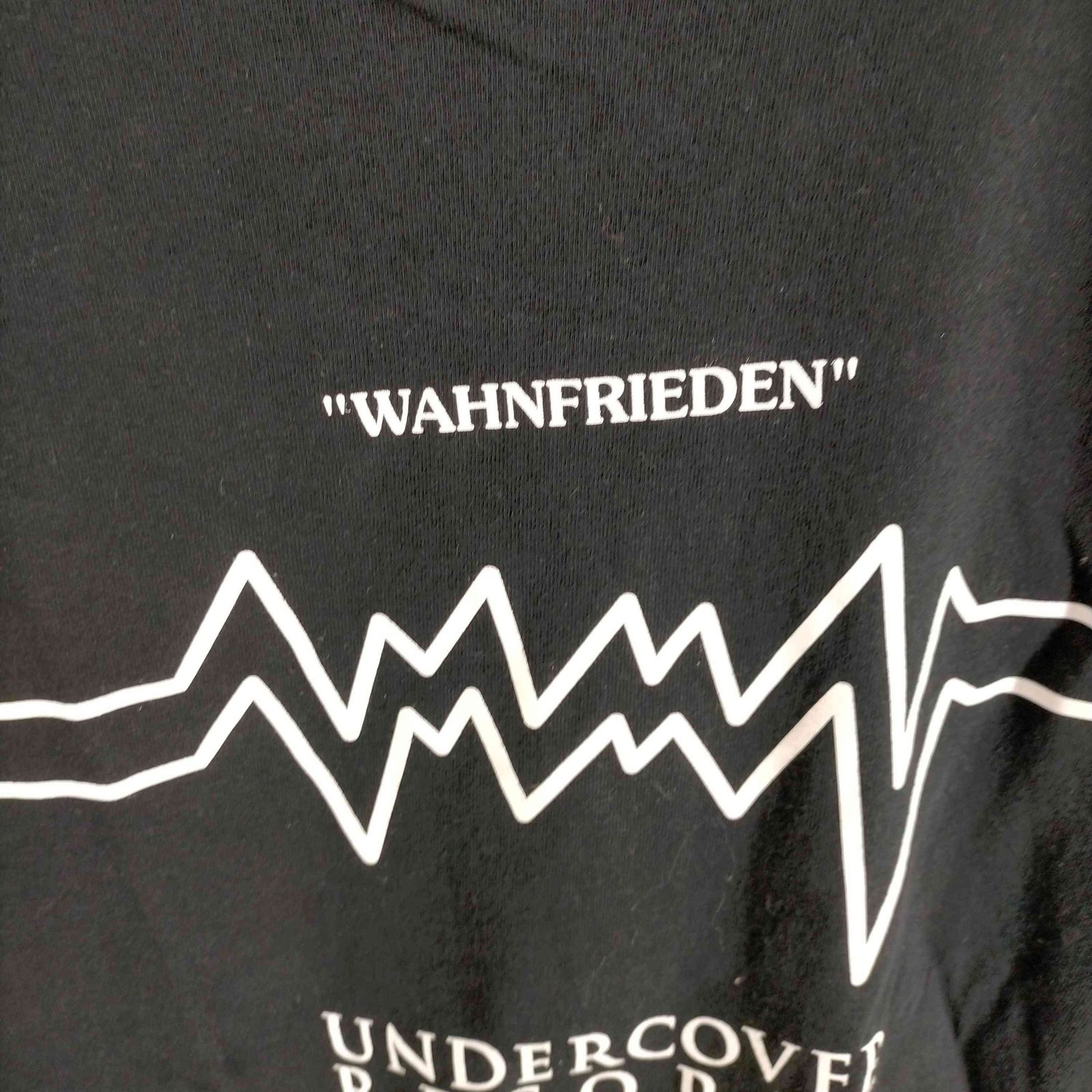 アンダーカバー UNDERCOVER RECORDS WAHNFRIEDEN プリントTシャツ