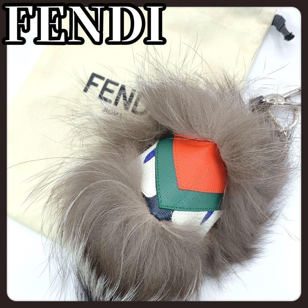 袋付き FENDI フェンディ モンスターチャーム チャーム バグズ ブラウン