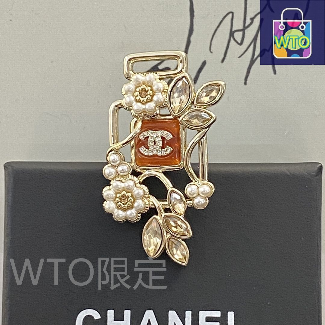 今日特価】CHANEL シャネル 22 年 ハーフパール フラワー