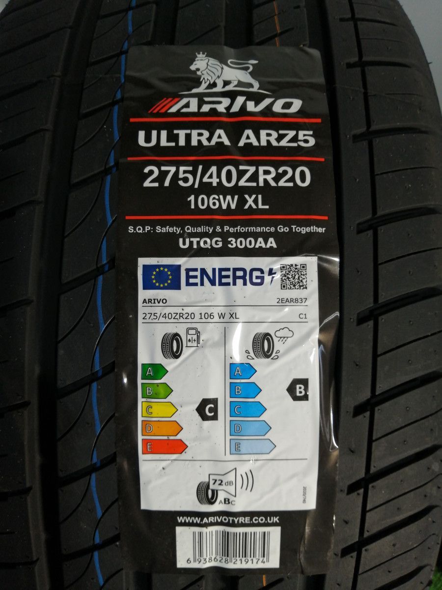 フロント 275/40R20 106W XL リア 315/35R20 110W XL ARIVO ULTRA ARZ5 新品 サマータイヤ 2本ずつセット 2024年製 ※本州・四国・九州送料無料