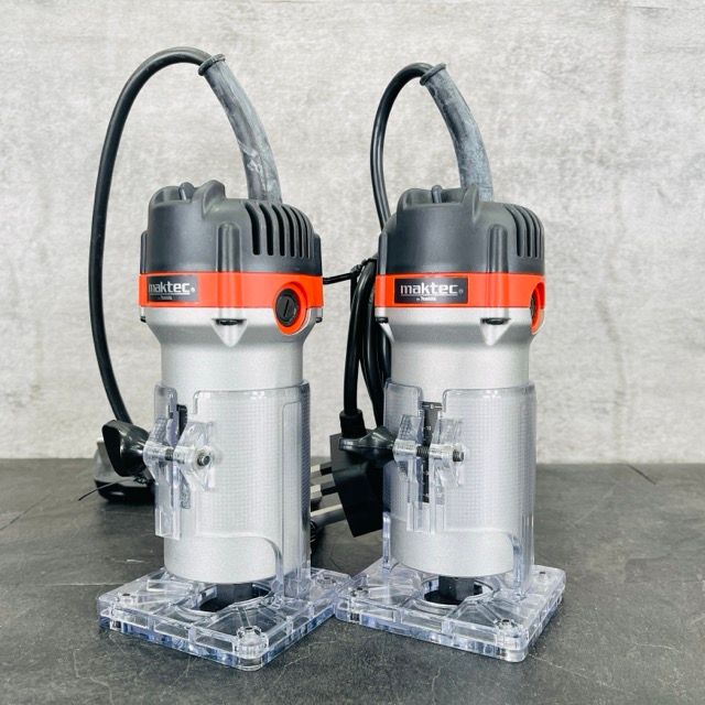 Maktec by makita MT370 Trimmer パームルーター 2点セット 220-230V -2.4A 50-60hz 530W no35000|min 未チェック |513921