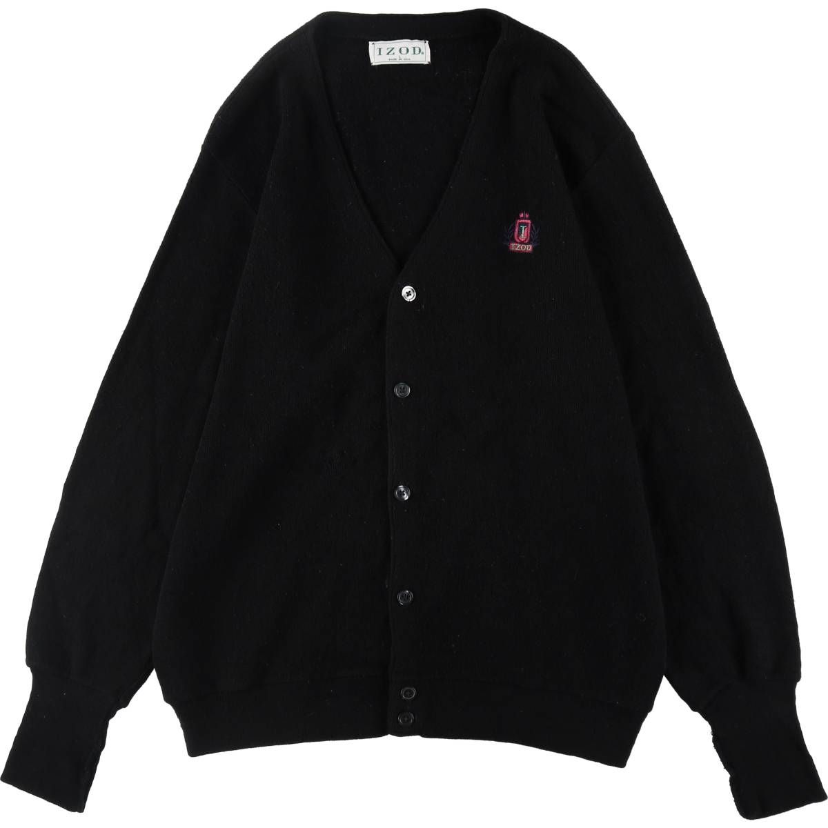 古着 アイゾッド IZOD アクリルニットカーディガン USA製 メンズL相当/eaa506258
