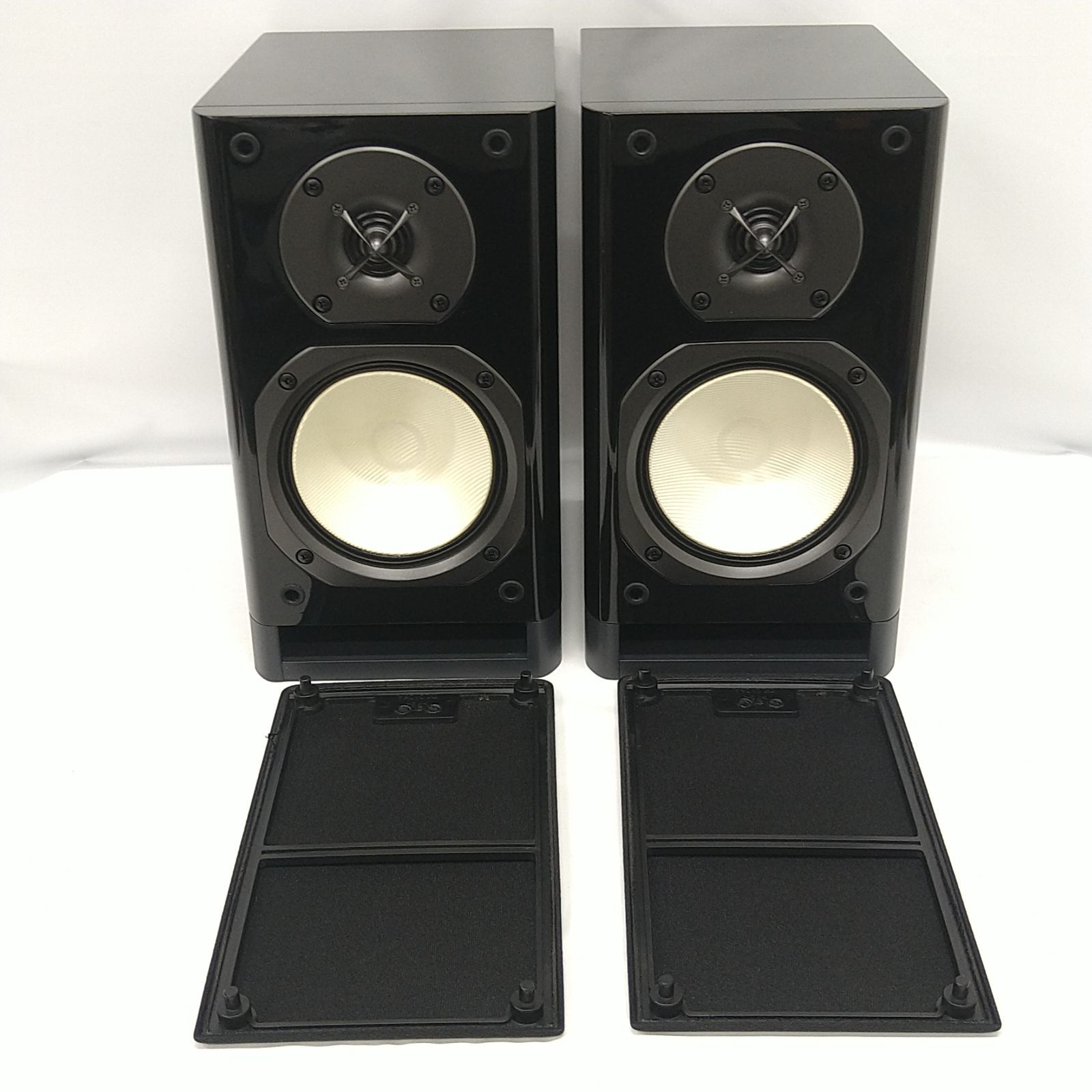 【中古／動作確認済み】ONKYO スピーカーシステム （2台1組） D-NX10(B) ピアノブラック