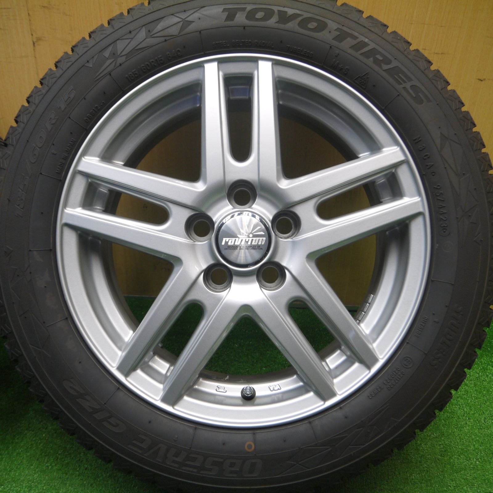 送料無料] バリ溝！23年！キレイ！ほぼ10分☆シエンタ 等 185/60R15 