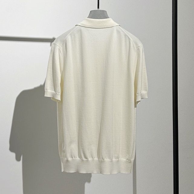 Loro Piana ロロピアーナホワイト 半袖ニット 楽天市場】ロロピアーナ Loro Piana 半袖ニット 半袖シャツ 衣料