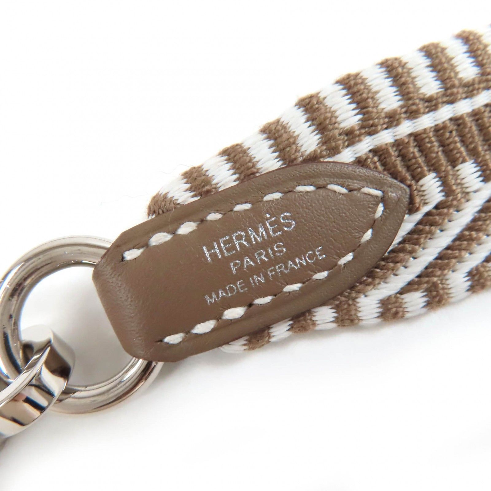 HERMES エルメス キャンバス×レザー サングル カヴァル エルメス バンドリエール サングル カヴァル 25mm C刻