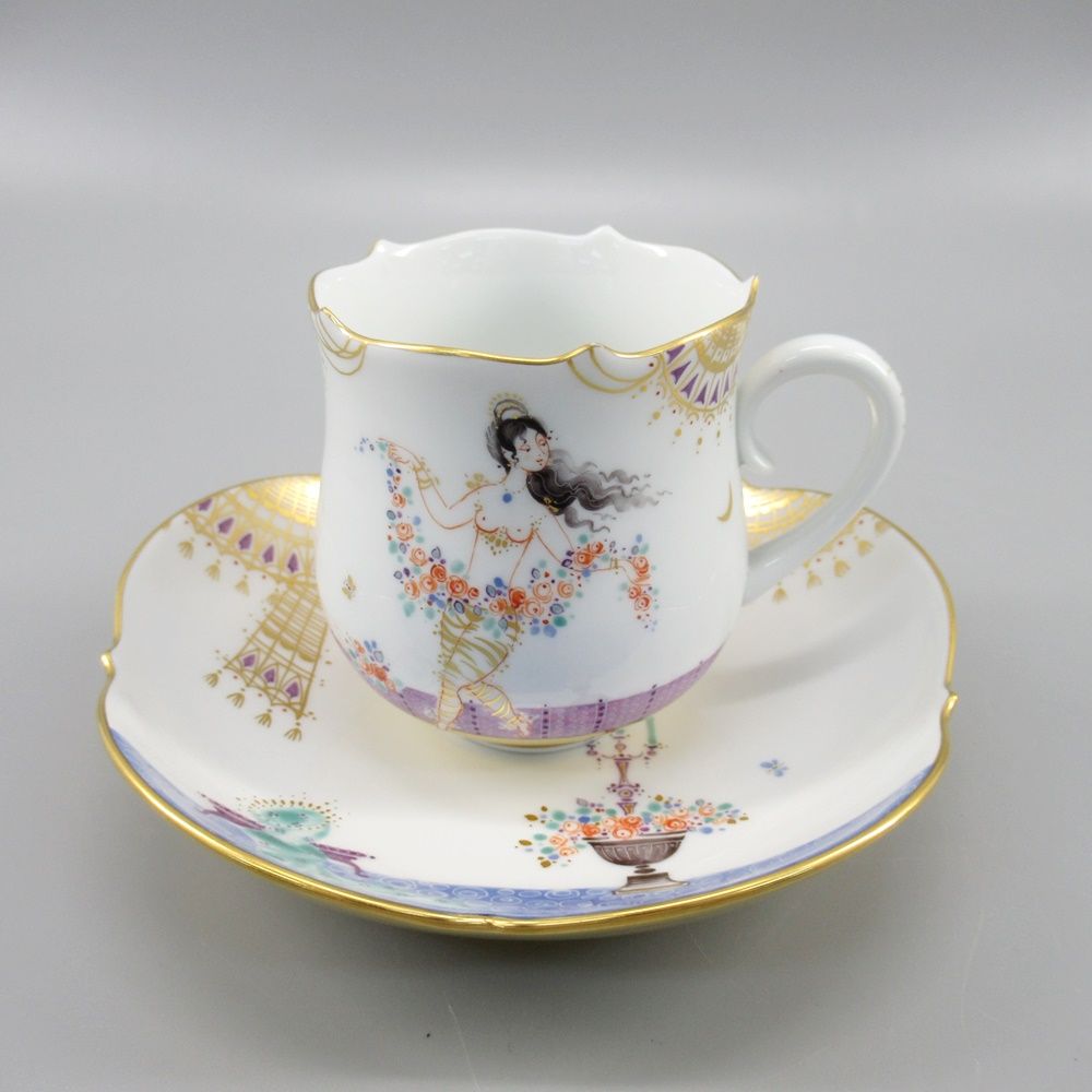 Meissen マイセン アラビアンナイト No.9 コーヒーカップ＆ソーサー