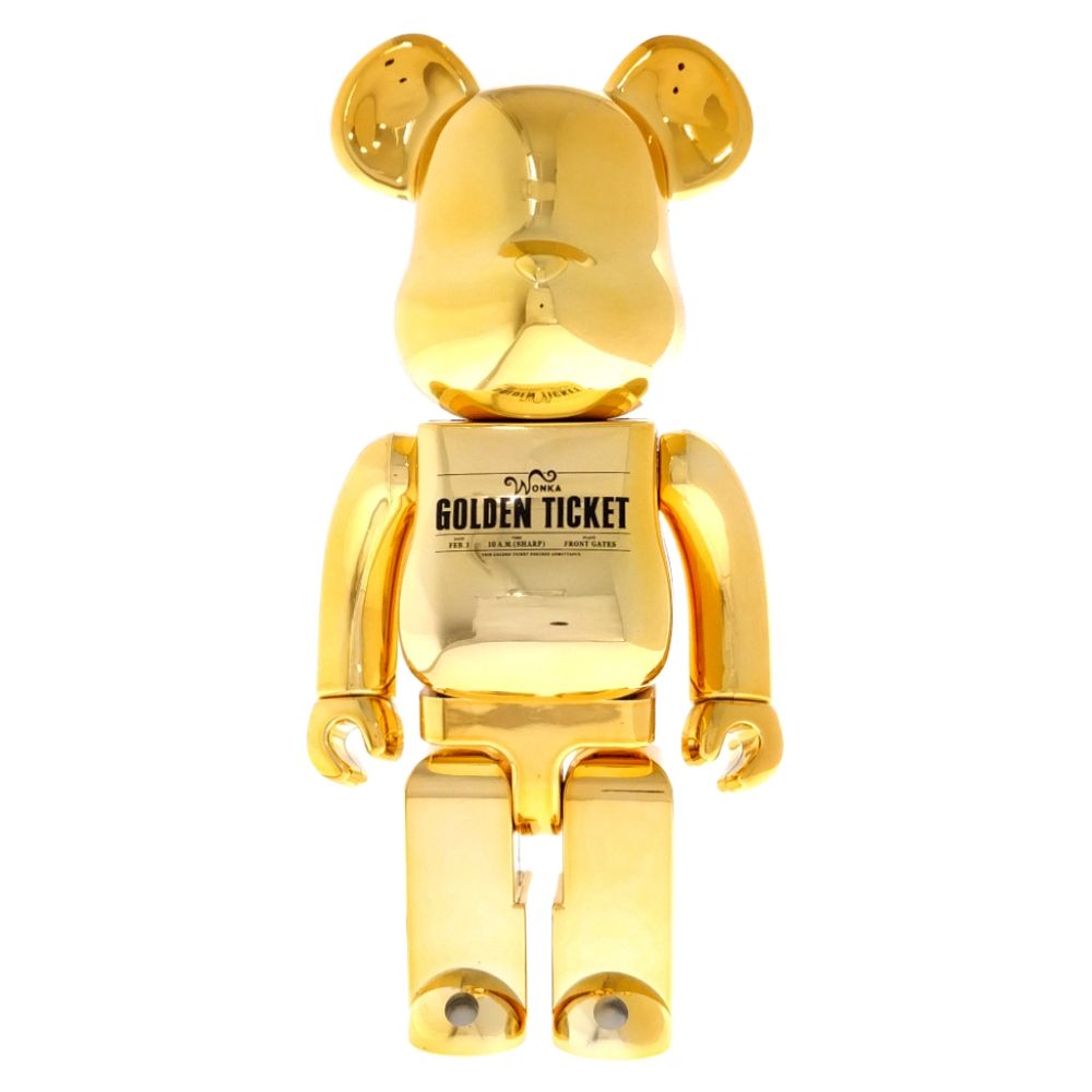 MEDICOM TOY - BE@RBRICK チャーリーとチョコレート工場 GOLDEN TICKET Charlie Chocolate Factory 400% Wonka Golden Ticket Bearbrick