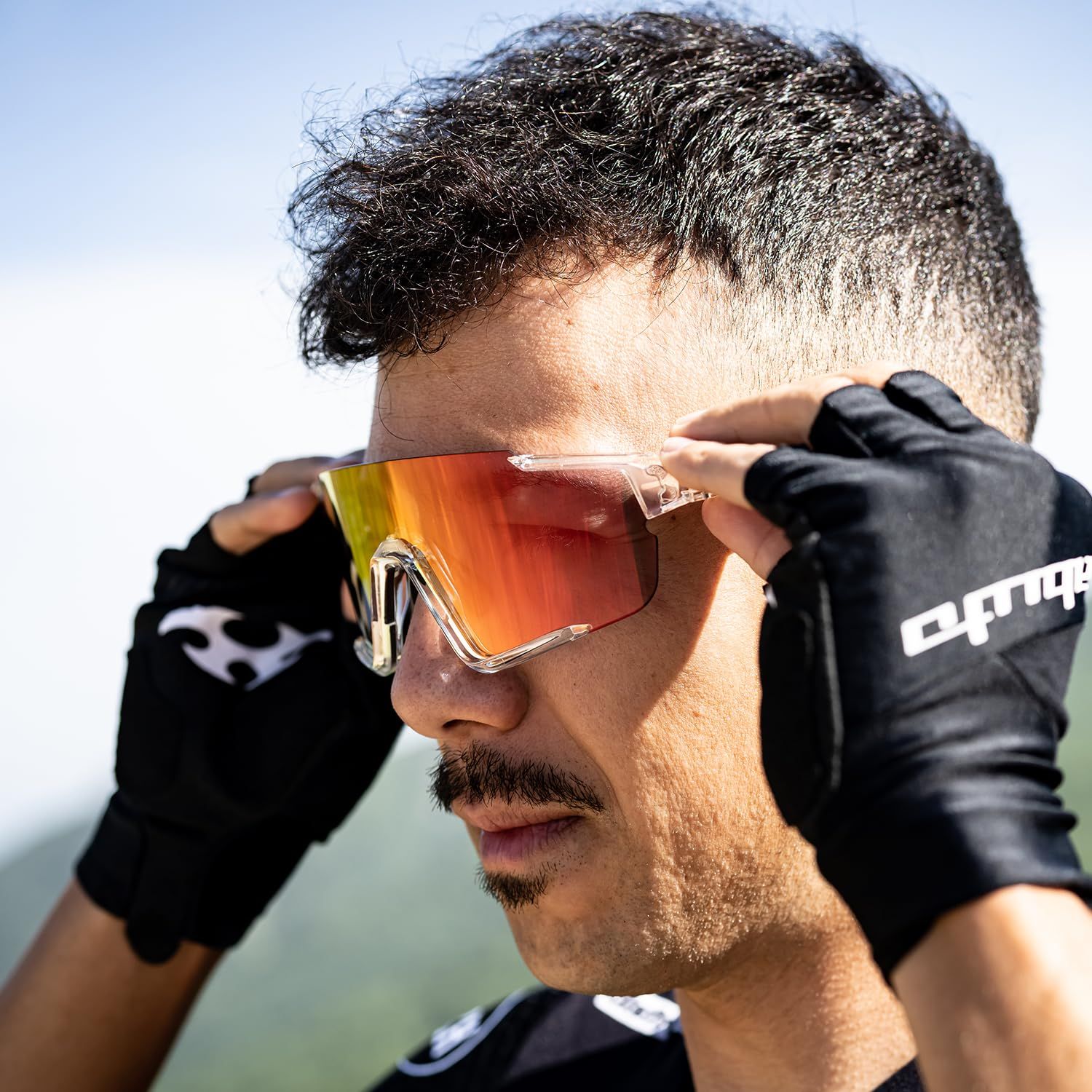 レッドクリア調光レンズ