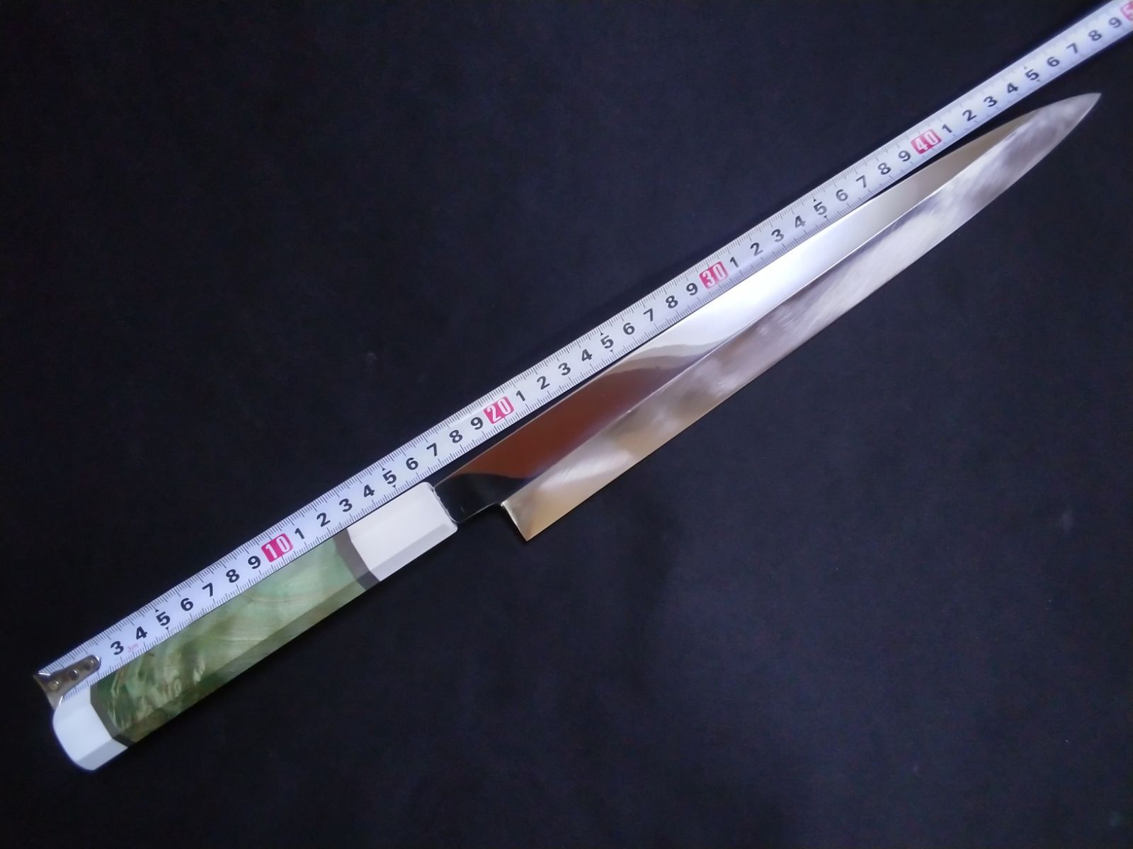 城山刃物 城山刃物製作所 ZDP189 zdp-189 本焼 柳刃 尺寸 新品 城山刃物製作所(堺業務用刃物メーカー直売)八寸 新型柳刃 ZDP189