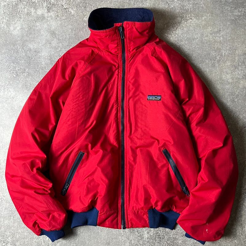 80s 三角タグ USA製 Patagonia 裏フリース ナイロン ジャケット S / 80