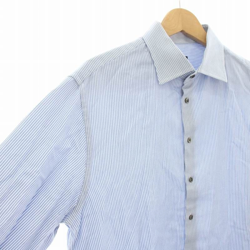 ジョルジオアルマーニ GIORGIO ARMANI シャツ 長袖 ストライプ柄