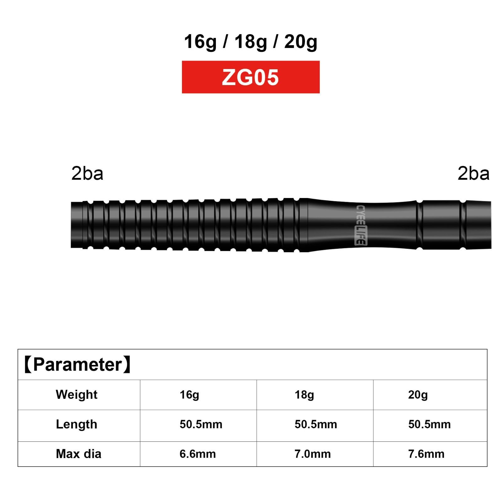 【新着商品】ティップ ダーツ タングステンの専門ダーツ+ダーツケース+プラスチックの尾翼+30 16/18/20g 90% CyeeLife