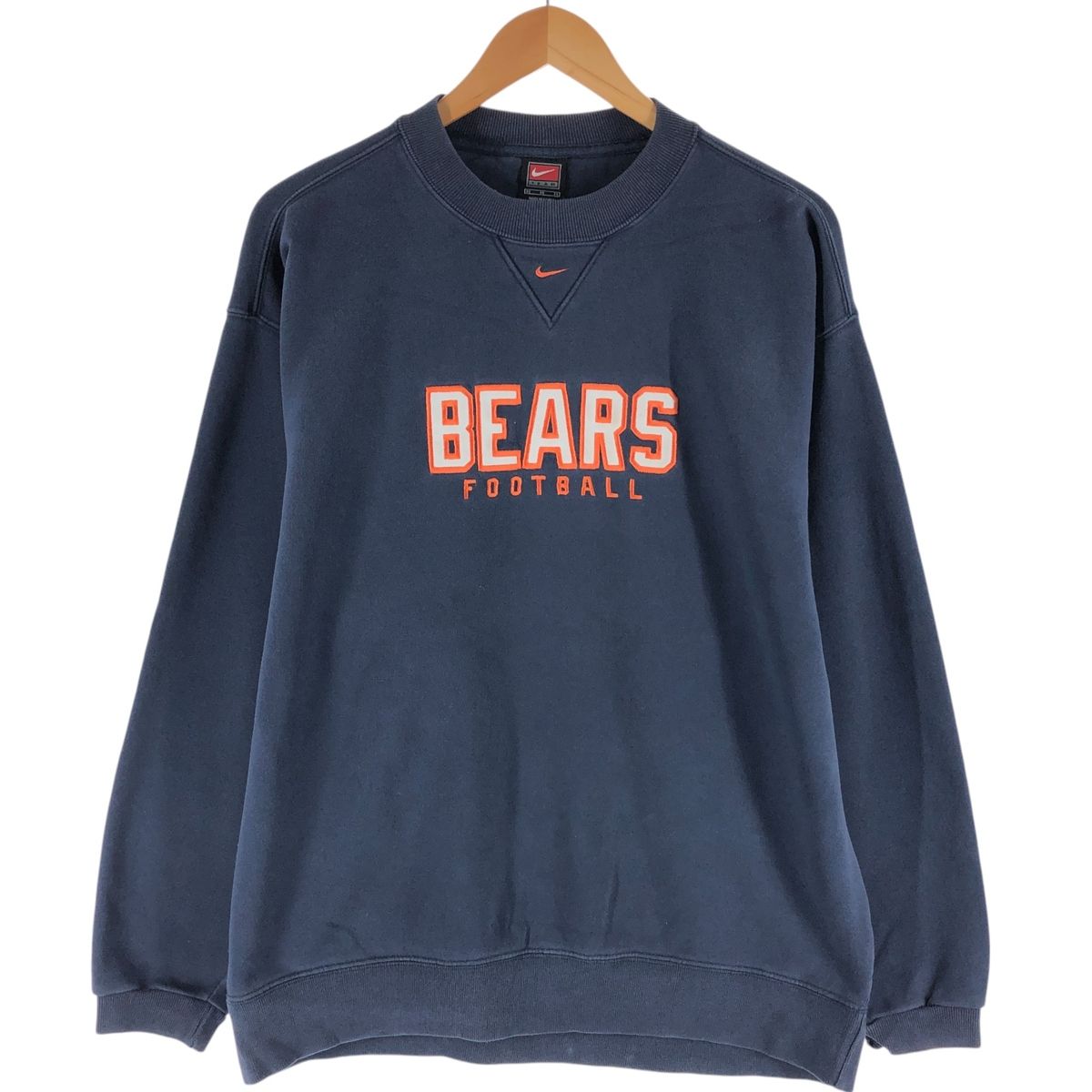 古着 00年代 ナイキ NIKE TEAM NFL CHICAGO BEARS シカゴベアーズ スウェットシャツ トレーナー メンズM相当/eaa455097