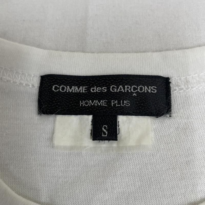 COMME des GARCONS HommePlus コムデギャルソンオムプリュス Tシャツ 半袖 ロングシャツ 半袖 Tシャツ コットン ロゴ プリント PC-T036 AD2018