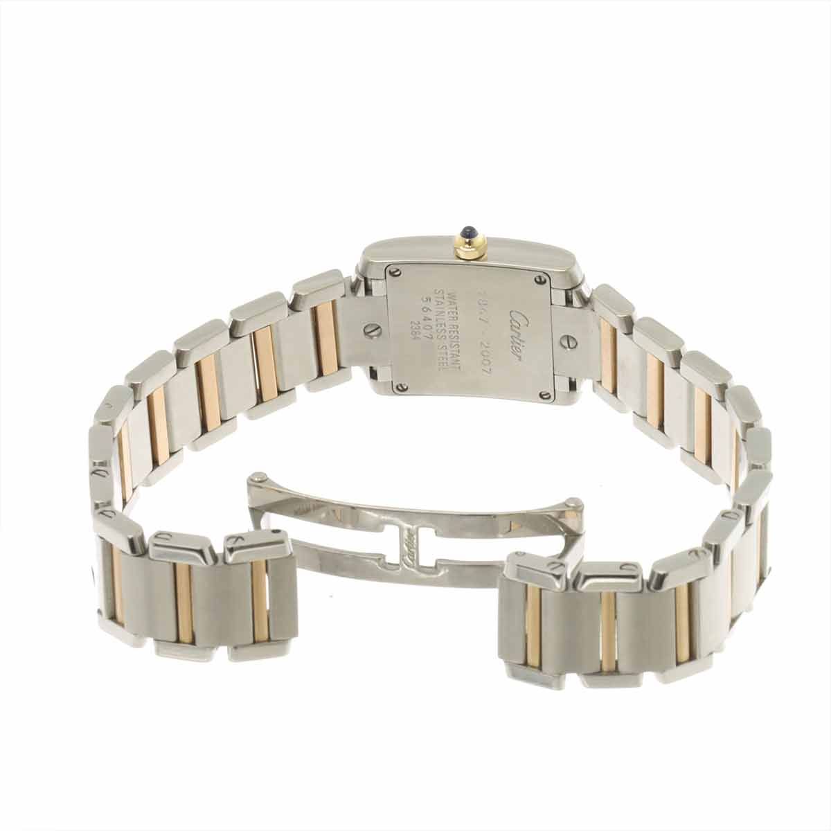 カルティエ Cartier タンクフランセーズSM コンビ W51036Q4 60周年記念  