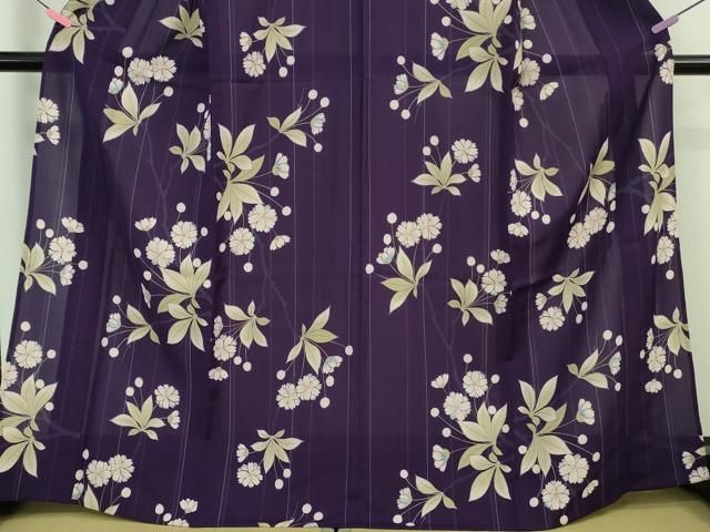 平和屋着物□極上 夏物 撫松庵 小紋・浴衣兼用 トンボ 矢羽文様 綿