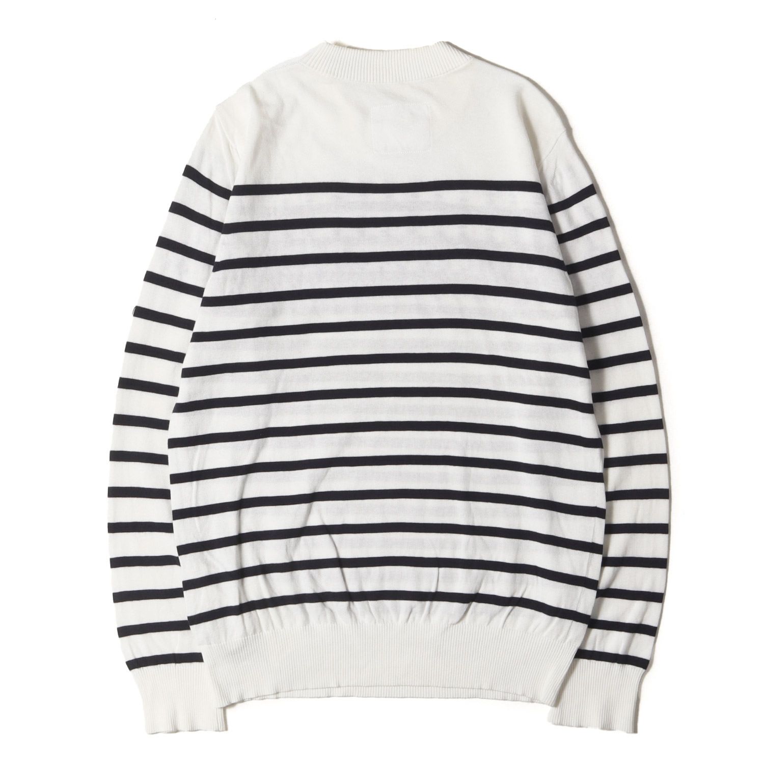 sacai サカイ コットンセーター ボーダー Sacai サカイ ニット サイズ:1 / ビーズ装飾 マリンボーダー コットン