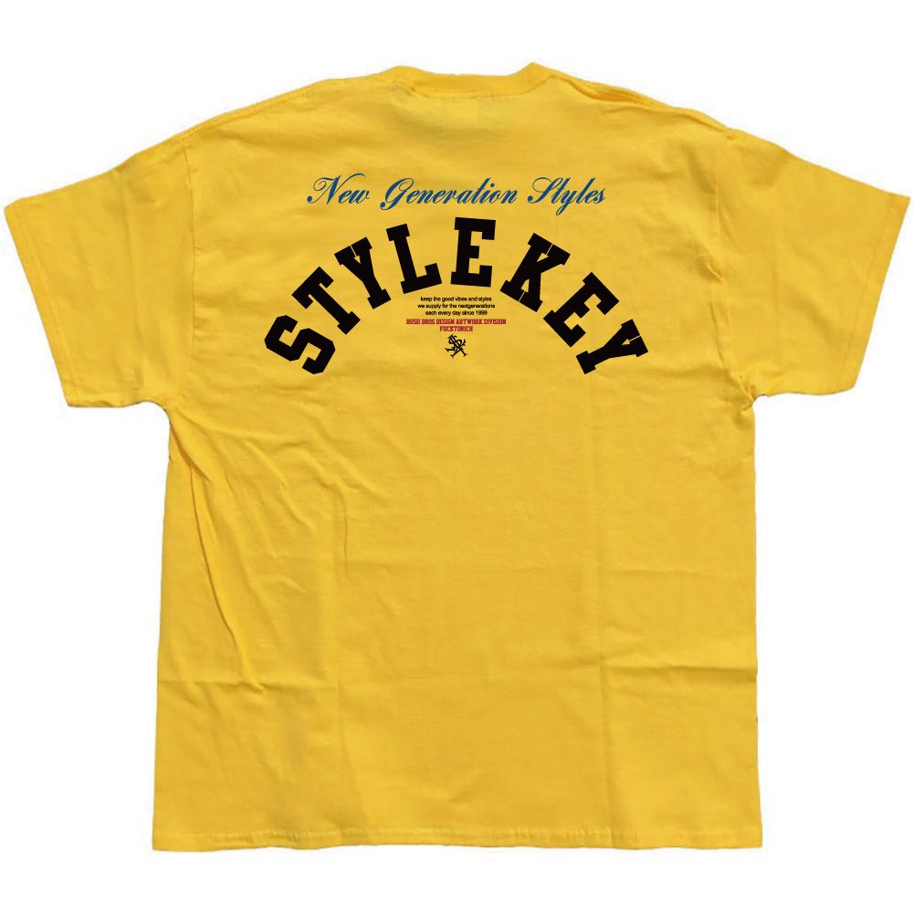 STYLEKEY スタイルキー 半袖Tシャツ CITY BOX S/S TEE(SK23SU-SS07) ストリート ヒップホップ レゲエ ロック B系 バンド ボックスロゴ 大きいサイズ