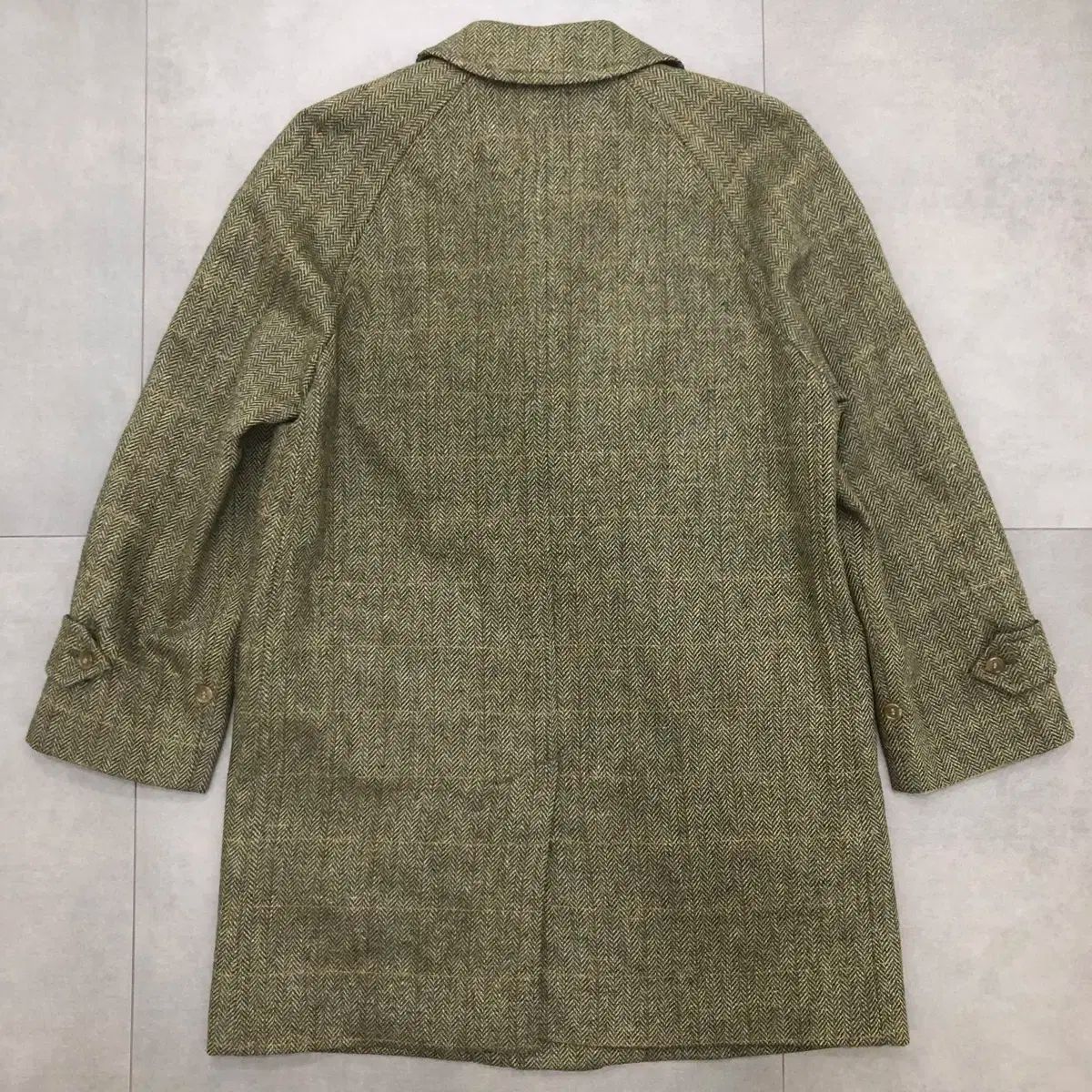 バーバリー　60s ツイードコート　ヘリンボーン バーバリー 60s ツイードコート ヘリンボーン