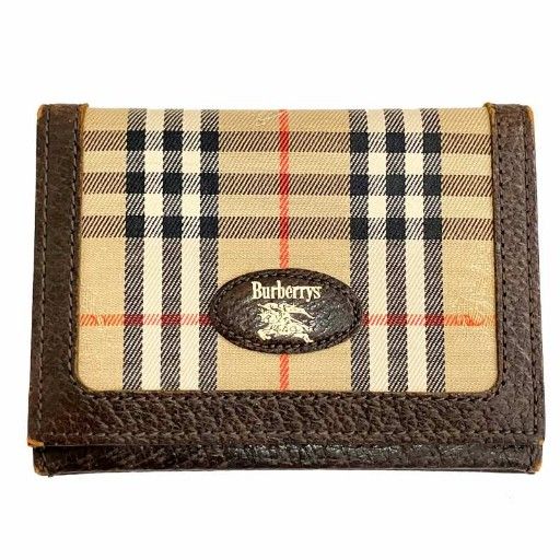 BURBERRY バーバリー　ノバチェック　名刺入れ　カードケース BURBERRY カードケース 名刺入れ ノバチェック - メルカリ