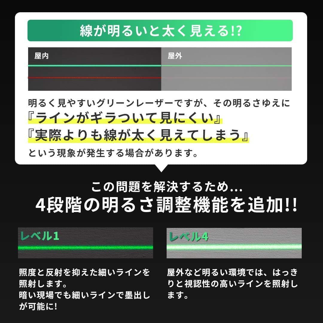レーザー 4方向大矩ライン照射モデル