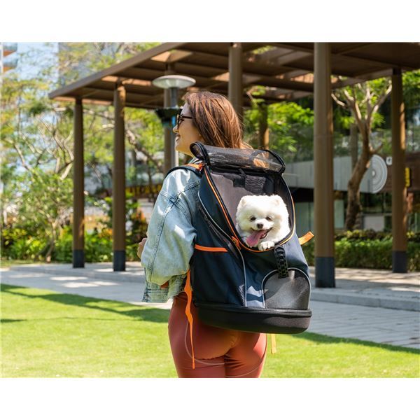 ペットリュックキャリー ネイビー ペット用品