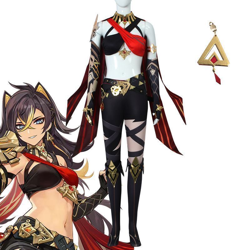 原神 ディシア Dehya コスプレ衣装 原神 げんしん ヒロイン コスプレ衣装 コスチューム ハロウィン クリスマス 制服 大人 子供 cosplay イベント