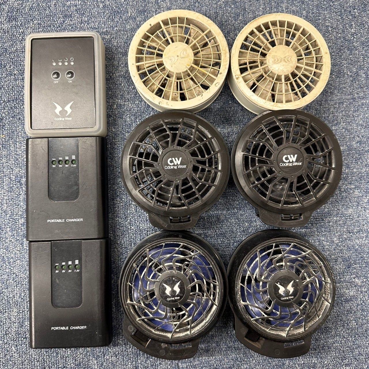 サンエス リチウムイオンバッテリー、ファンセット RD9870J/RD9810H