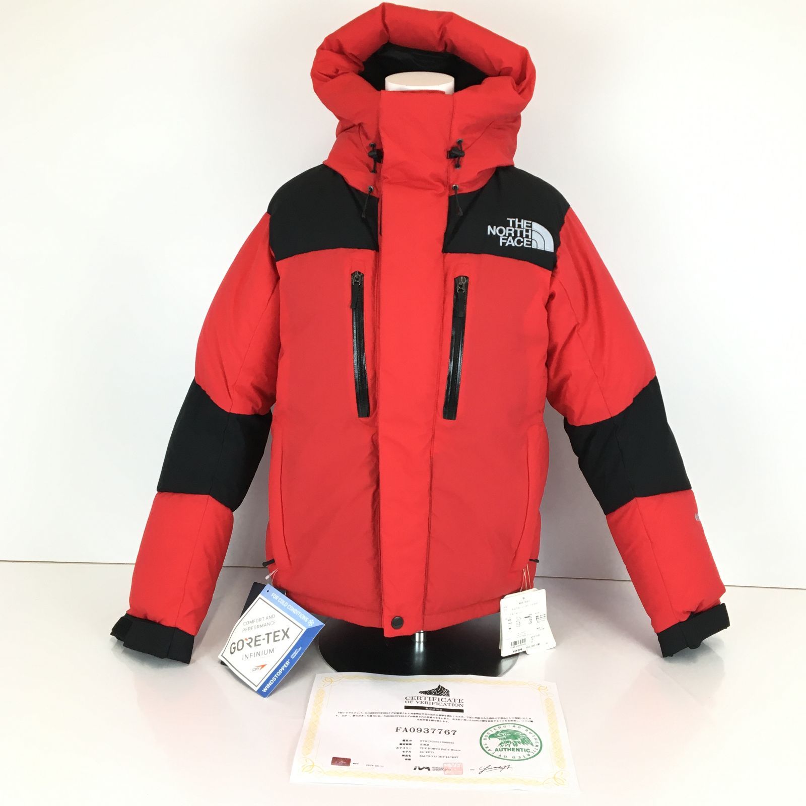 THE NORTH FACE ザノースフェイス ダウンジャケット バルトロライトジャケット BALTRO LIGHT JACKET ゴアテックス  GORE-TEX レッド RED XS ND91950 中古 00464hi◇129 - メルカリ