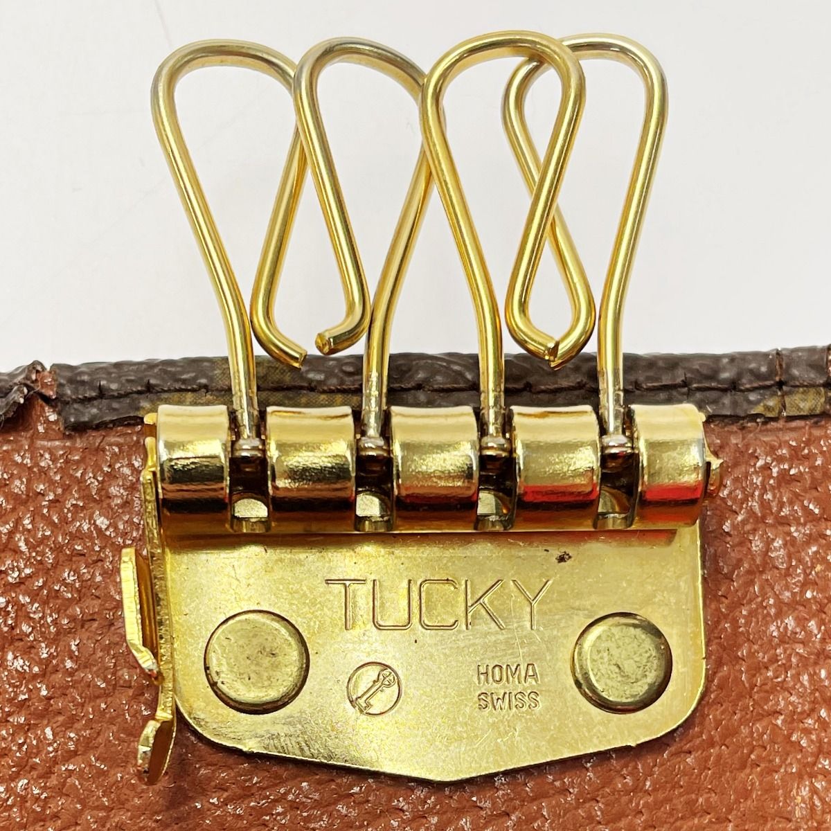 【未使用保管品】ルイヴィトン＊4連キーケース モノグラム ゴールド金具 LOUIS VUITTON ルイヴィトン ミュルティクレ4(旧型) モノグラム