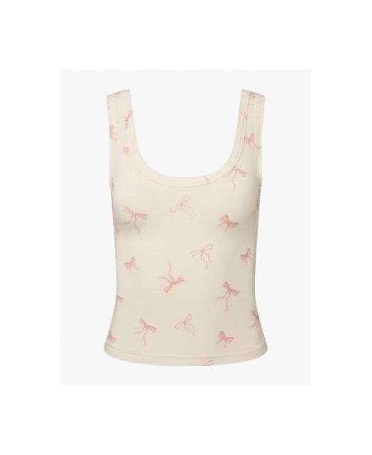 ウィ ウォー ワット レディース ナイトウェア アンダーウェア Women s Scoop Tank Ivory pink