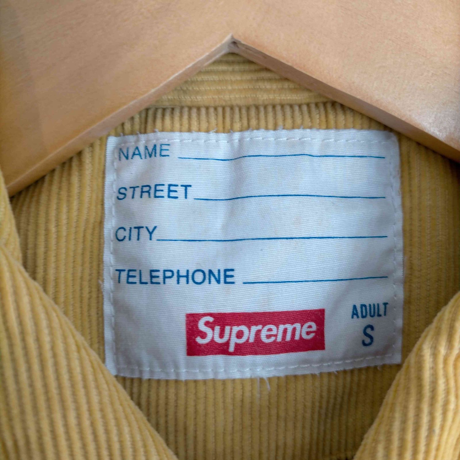 シュプリーム Supreme 11AW アーチロゴコーデュロイコーチジャケット  