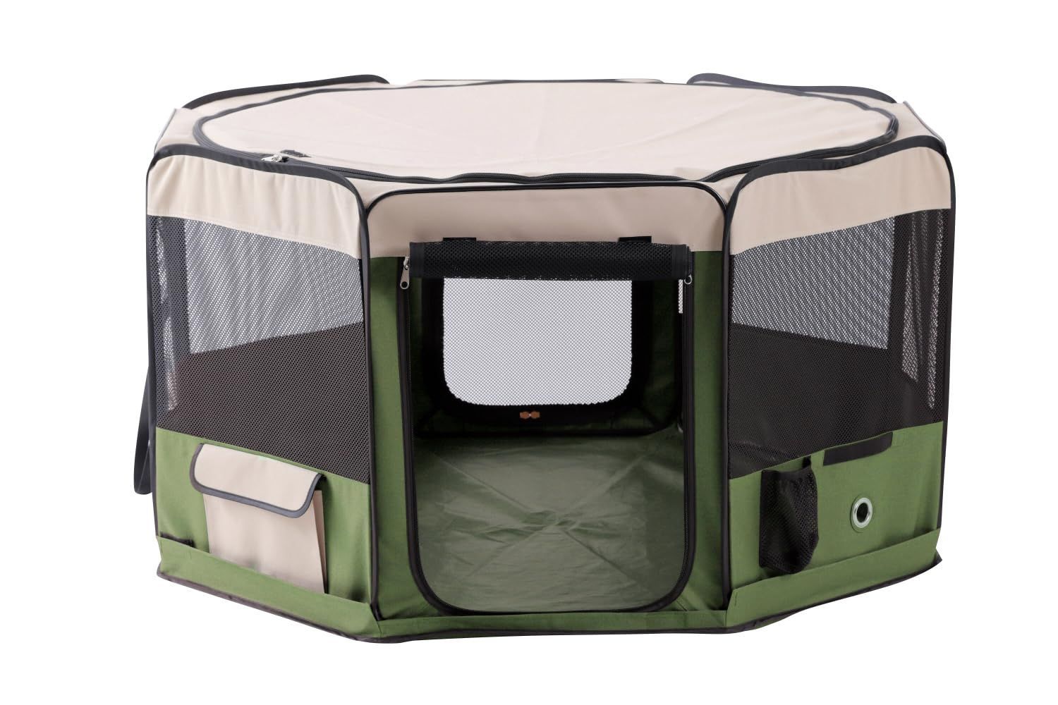 Petsfit 犬 サークル ペットサークル 八角形 ハウス(Mサイズ 青灰色) 1