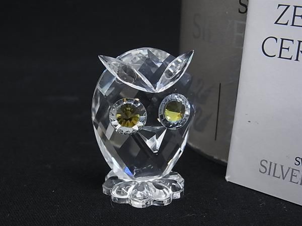 SWAROVSKI フクロウ 美品 SWAROVSKI スワロフスキー クリスタル