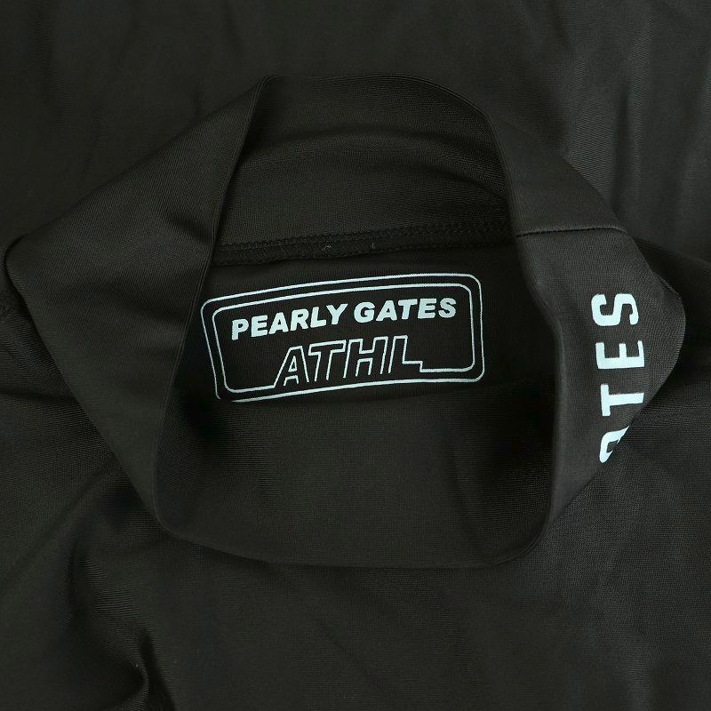 ⭐️パーリーゲイツ⭐️カットソー⭐️ パーリーゲイツ PEARLY GATES ゴルフ ハイネックロゴプリント