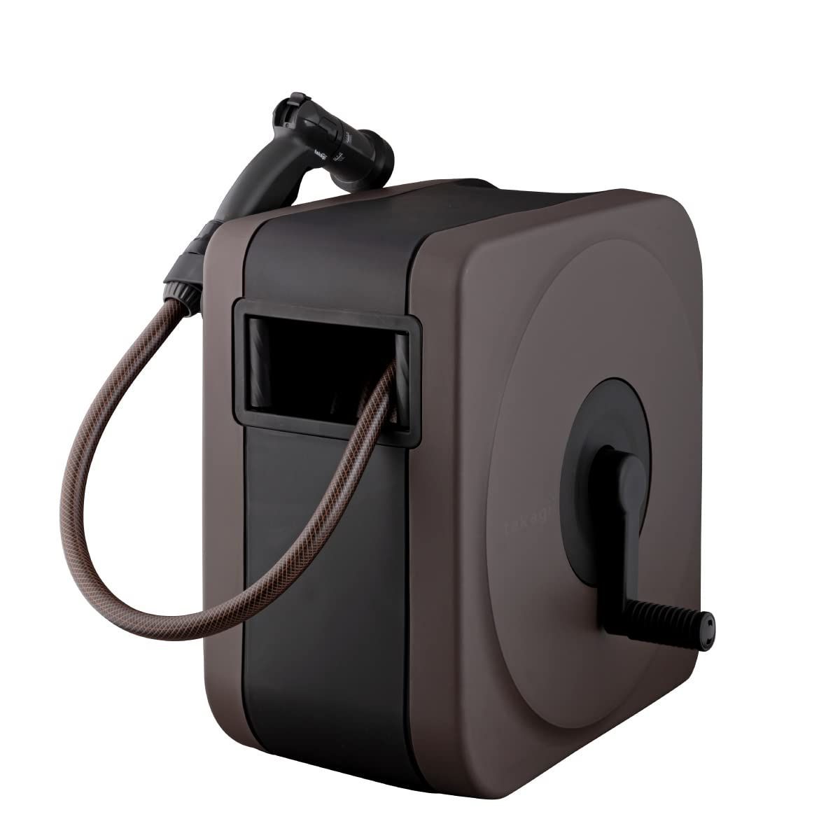 Size 30m_Color ブラウン タカギ Takagi ホース ホースリール BOXY NEXT ブラウン 30m