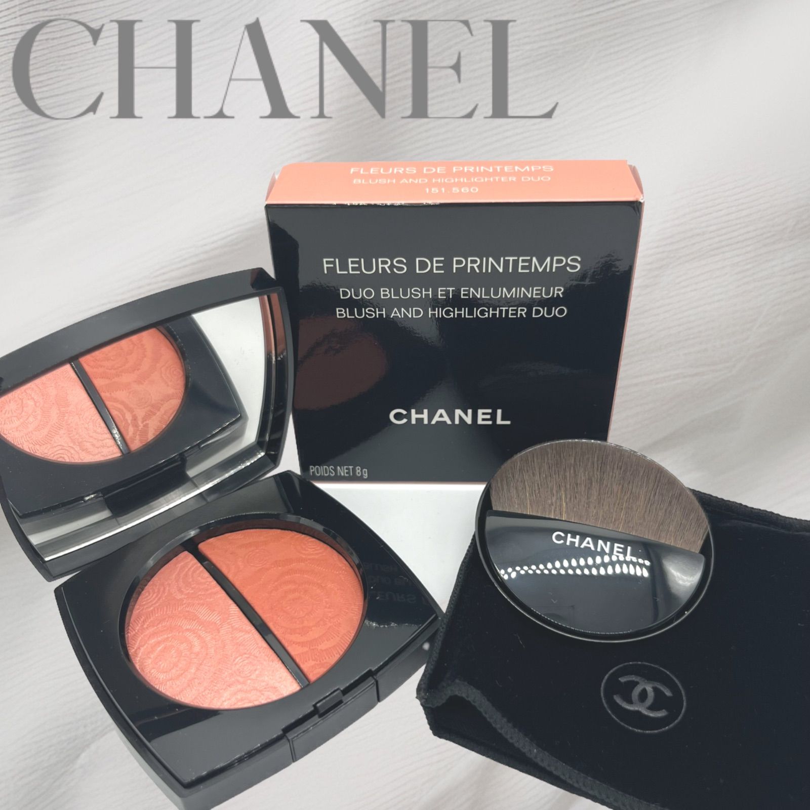 未使用】CHANEL シャネル フルールドゥプランタン フェイスパウダー フェイス パウダー - メルカリ