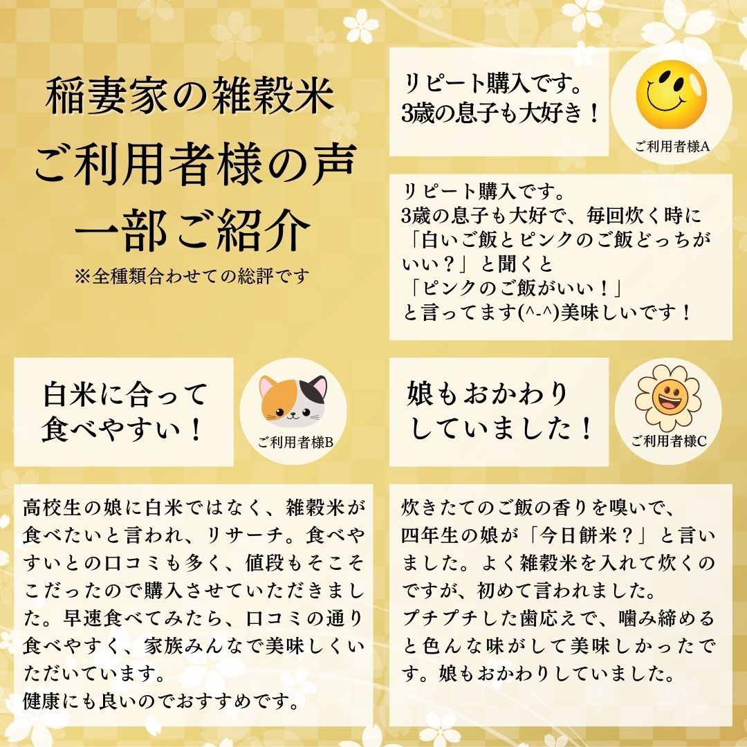 白米に混ぜるだけ】 稲妻家 五穀米 3kg 雑穀 国産 雑穀米 混ぜるだけ