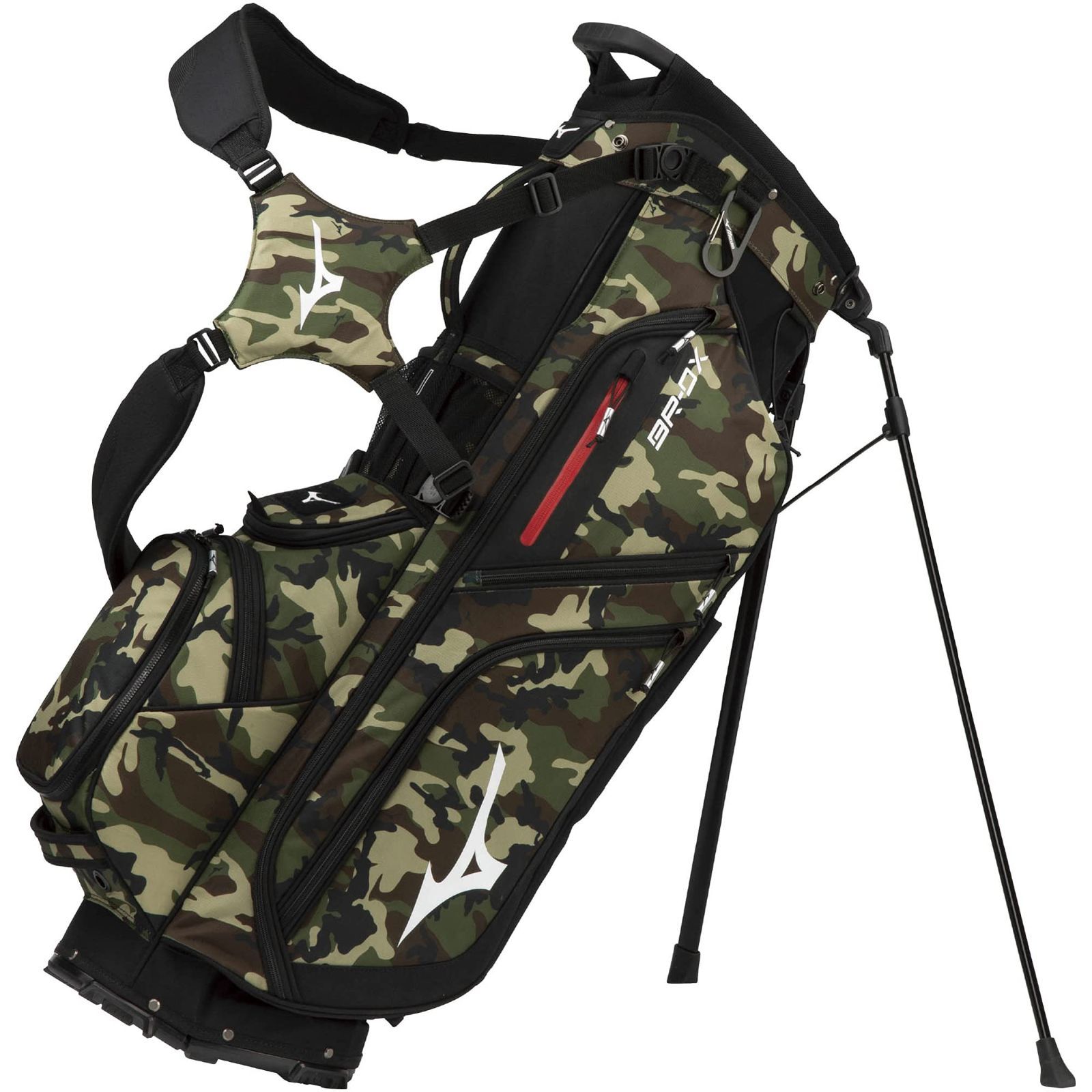 【数量限定】ゴルフ キャディーバッグ BR-DX スタンド MIZUNO(ミズノ) 2021年モデル メンズ 約3.0kg 10.5型(82cm)/47インチ対応/14分割 5LJC2128